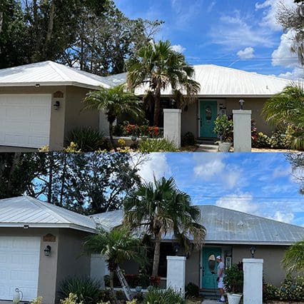 Roof Soft Wash in Tampa